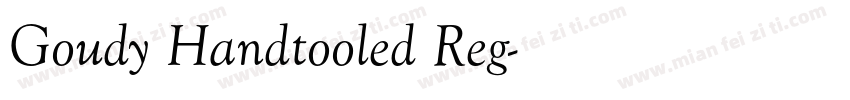 Goudy Handtooled Reg字体转换